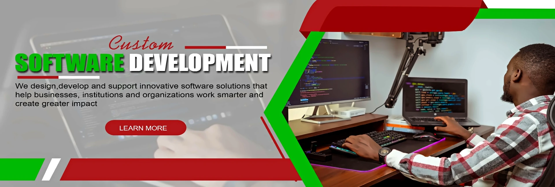 Custom software development by Greenlix Technologies for businesses, institutions and organisations in Kenya